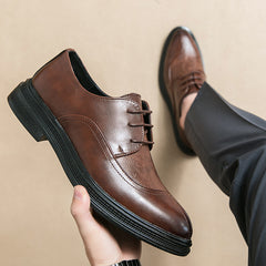 British Style Premium Leather Business Shoes