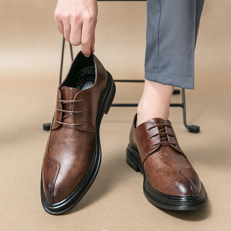 British Style Premium Leather Business Shoes