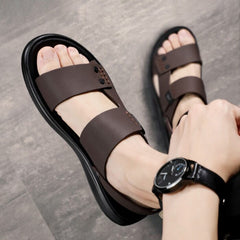 Outdoor Men's Leather Sandal