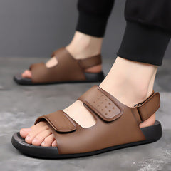 Genuine Leather Breathable Non-slip Beach Sandals