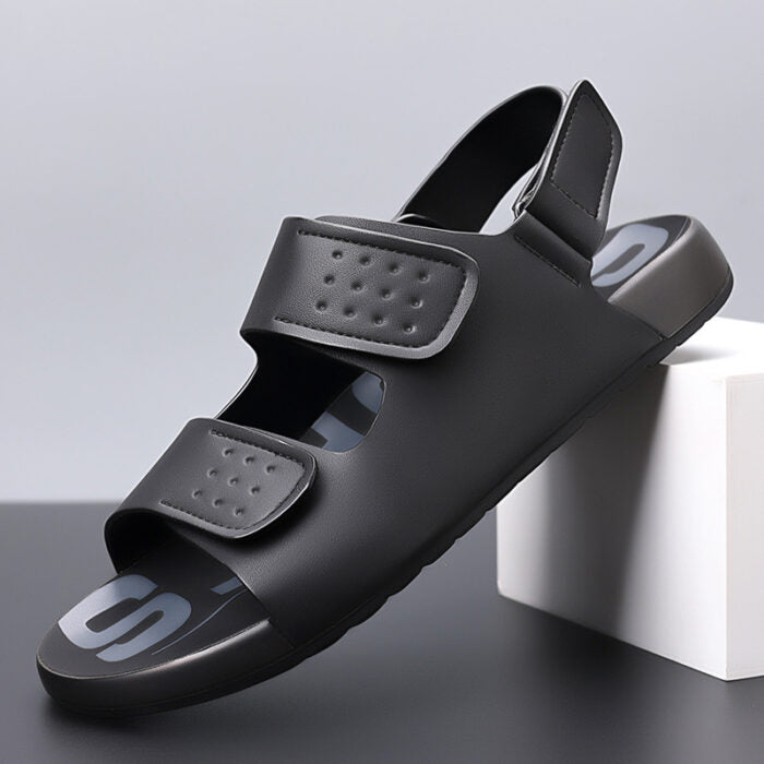 Genuine Leather Breathable Non-slip Beach Sandals