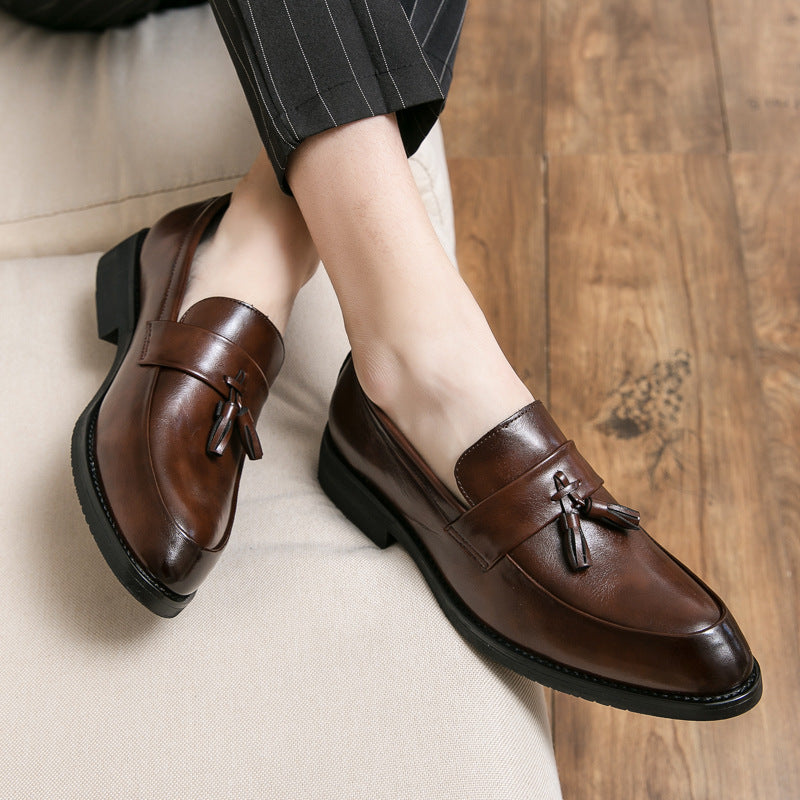 Premium Leather Loafers Trend Formal Shoes